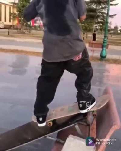 smoking while skating