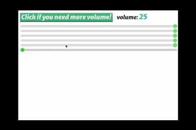 Click if you need more volume!