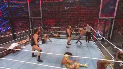 [wmv] Dirty Dogs vs Heavy Machinery vs Lucha House Party vs The Miz & John Morrison vs The New Day vs The Usos - Tag Team Elimination Chamber Match - WWE SmackDown Tag Team Championship - Elimination Chamber (March 8, 2020)