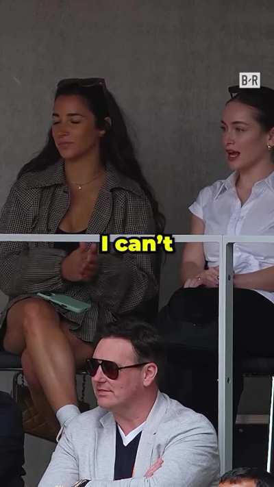 Aly watching the French Open - IG 6/8/25