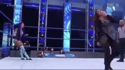 Sasha Banks moaning