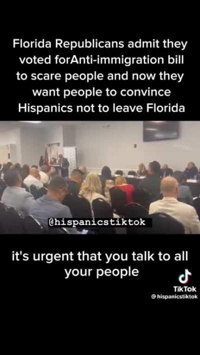 Florida Republicans talking to Hispanics about the Immigration bill SB1718