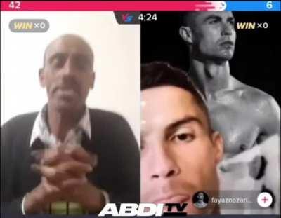 Ronaldo meets Somali man