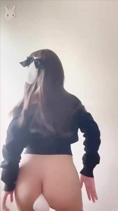 This Asian bunny is ready for our breeding session.