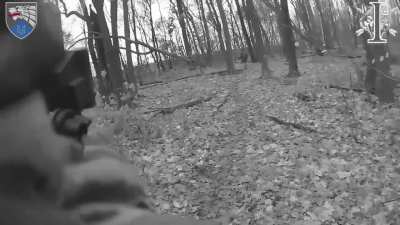 Ukrainian Special forces clearing a Russian position in Kursk region