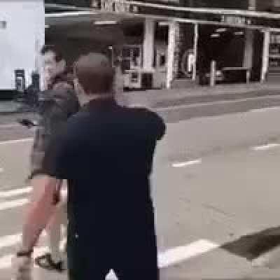 When you’re about to kill someone but they start back dodging.