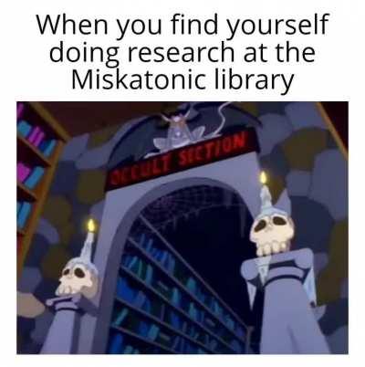 Time to check out the Necronomicon 