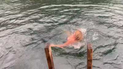 Does it count as skinny dipping if you’re a bit on the chubby side?