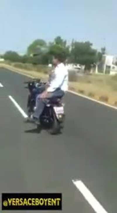 How the f... is he doing it?