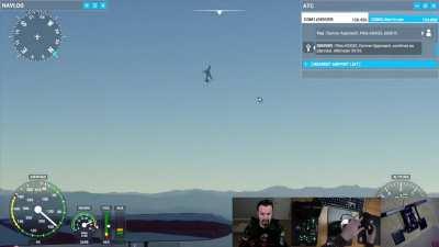 [Microsoft Flight Simulator] Totally normal flight patterns