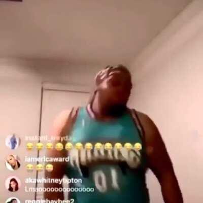 This fat ass nigga funny ong