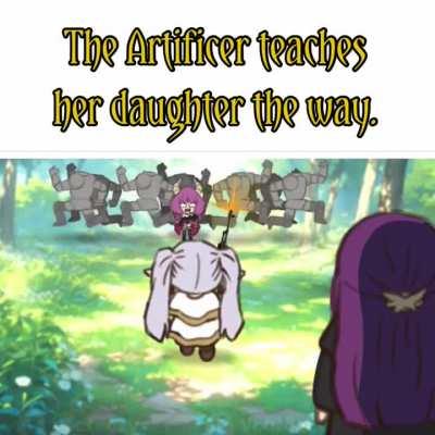 when you refuse to let your child grow up to have a tragic backstory (original video by Neon Monkey)