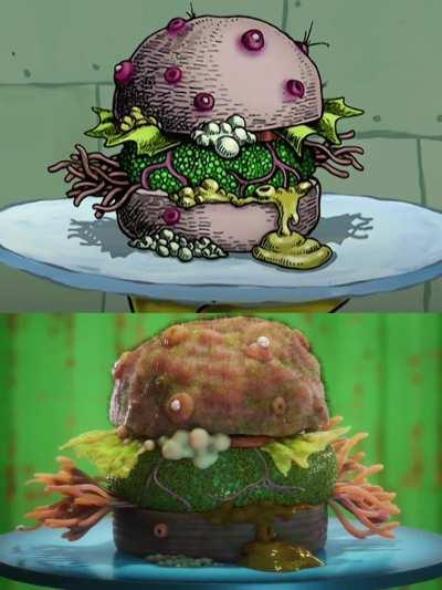 “The Nasty Patty” but Rendered in blender