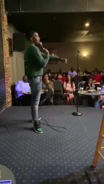 When mumble rap graduates to stand-up comedy...