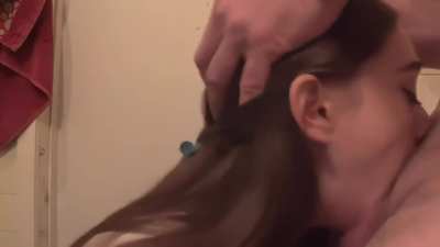 My roommate couldn't sleep and said he needed some head... who am I to say no