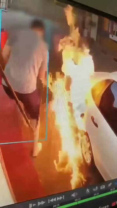 WCGW when you mess around with the lighter at a gas station