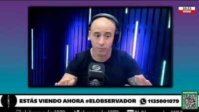 Pelado Trebucq explica que ruidos en entrevista a Milei fue por medida de fuerza de SATSAID