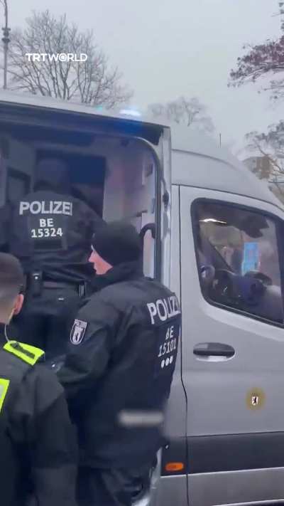 Berlin police arrest pro-Palestine protester, allegedly a minor