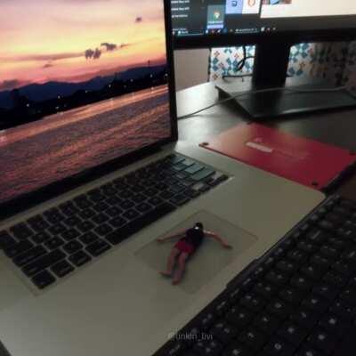 Looks totally normal, until the perspective changes!