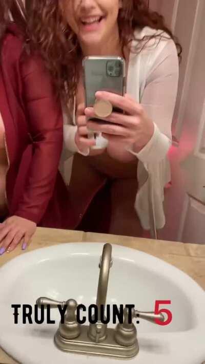 When girls drink together 😳👅 ( their Free album In comment )