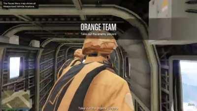 Diving out of a Cargobob