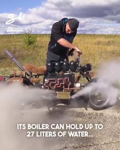 Steampowed bike !!!! looks awesome