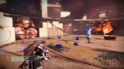 Activated my super same time the mission gave me stasis and this happened