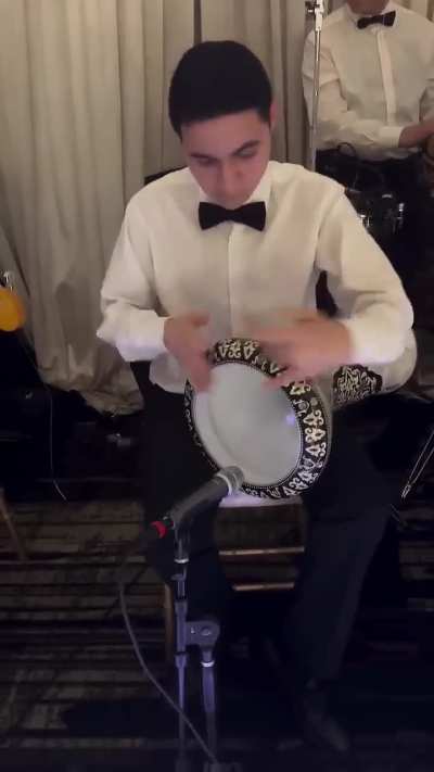 This young man has some impressive drum skills