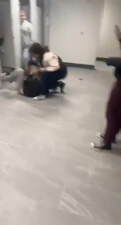 girl gets jumped for the second time