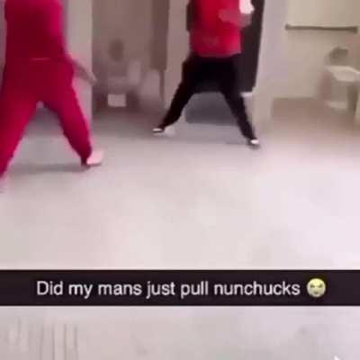 he clean with it doe