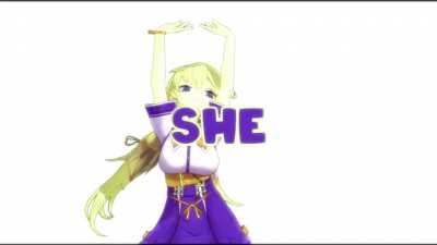 Haachama wants her own HEN*AI girl [MMD]