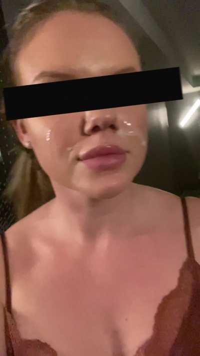 My First ever Cumwalk Back to my Hotel Room...