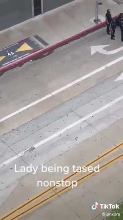 Woman razed relentlessly by 10 cops even after they get yelled at they continue to go on with their brutality