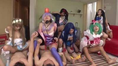 Cosplay convention party