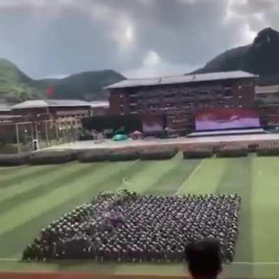 Cleverly choreographed countdown