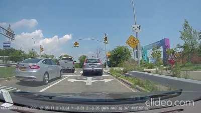 I am vengeance. I am the night. I ...am in your blindspot!! This guy hits me and has the nerve to try and blame me. But we all know dashcam never lie. Best investment ever!