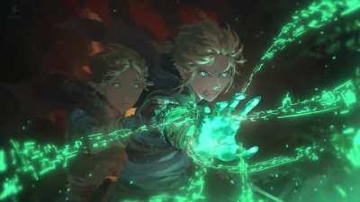 Zelda TotK fan animation (animated by me)