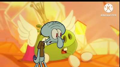Squidward gets a 
