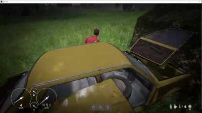 DayZ Experimental 1.13 released today, and with that came a new script that makes it super easy to make items fall apart... so I had some fun