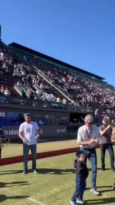 Asi comenzo el Polo Argentino hoy..