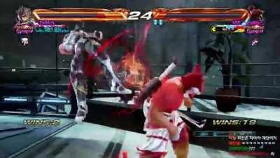 Absolutely insane Akuma combo by Kero