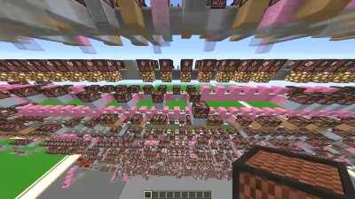 Tones And I - Dance Monkey, on Minecraft note blocks