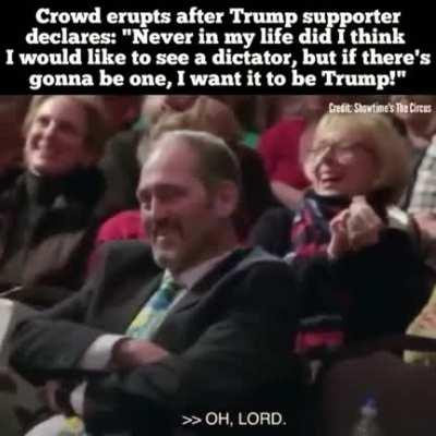 Qanon Karen wants Trump to be a dictator. Because fReEdOm!