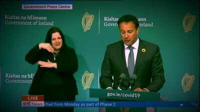 The Irish Taoiseach’s (prime minister) speech today sounded oddly familiar to any Lotr fans