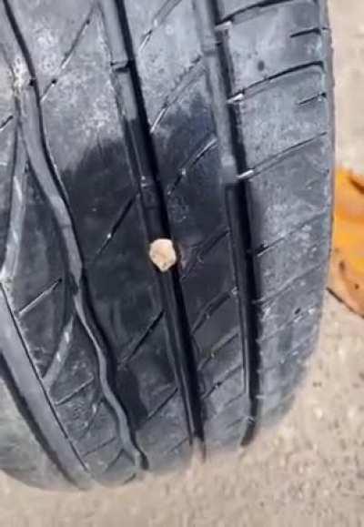 SLPT to get rocks out of your tires