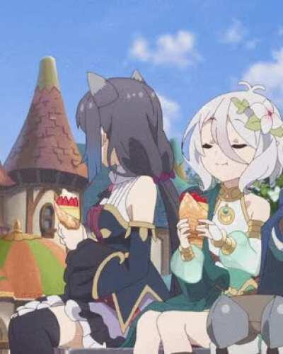 Kokoro nibbling on a Crêpe [Princess Connect Re:Dive]