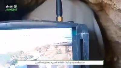 Compilation of rebel forces attacking Syrian military with kamikaze drones