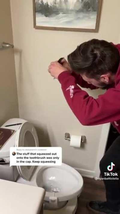 Either they set it up really well or Colgate has some Blackmagicfuckery going on.