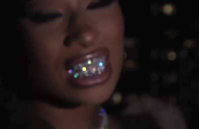 Her diamonds were dancing