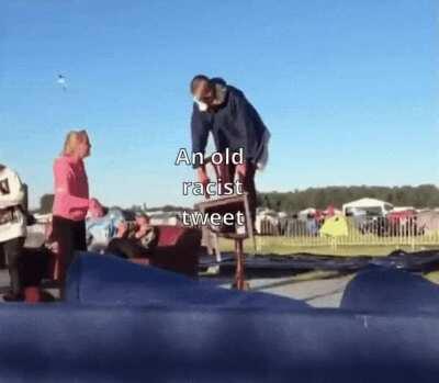 (Chuckles) I'm in danger